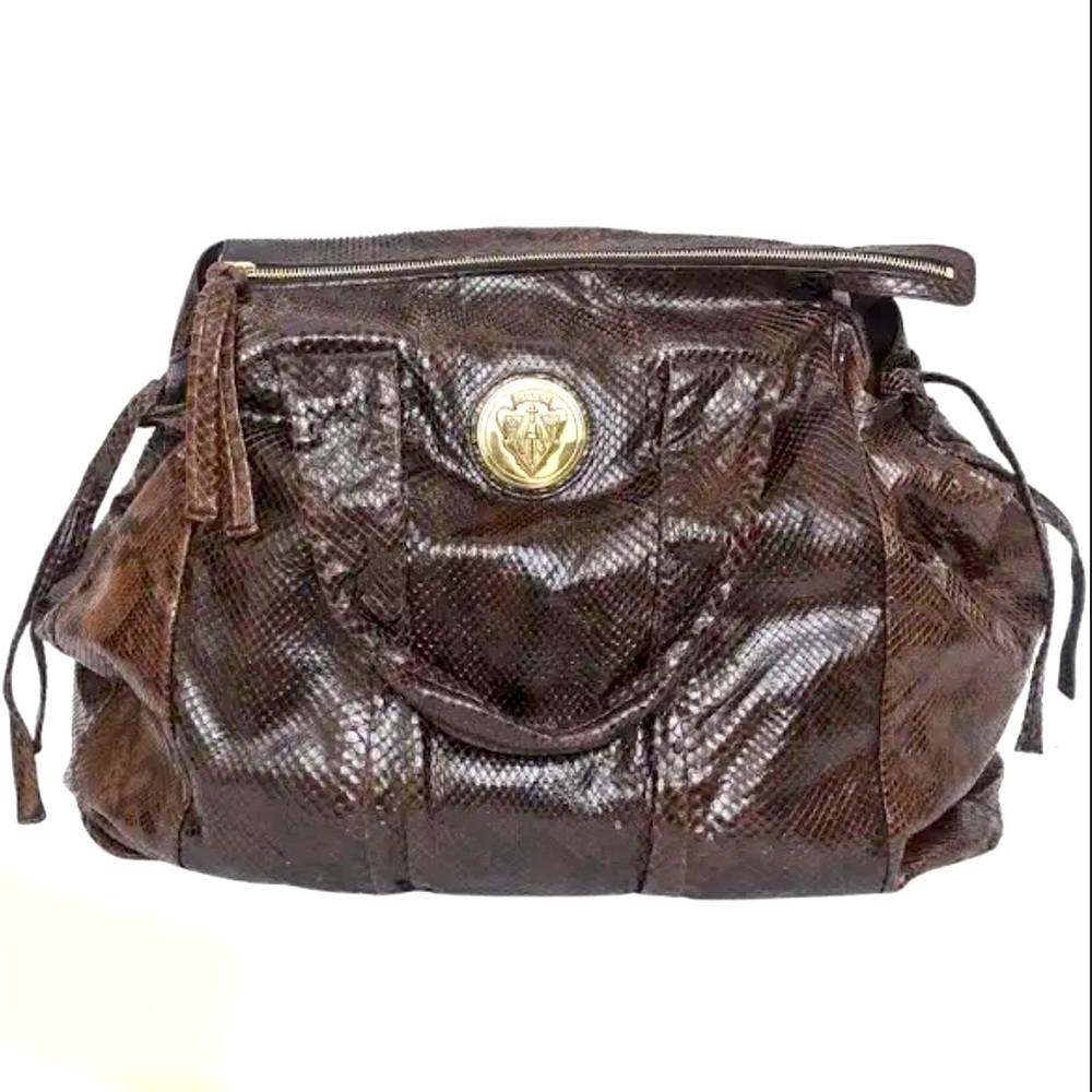 Gucci Hysteria Python Large Tote - image 1